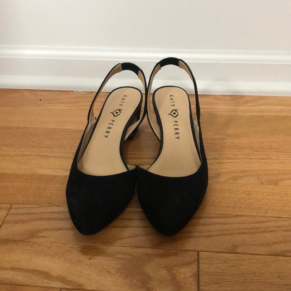 Katy Perry Black Suede Heel